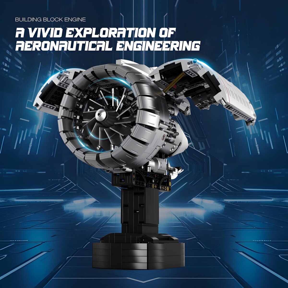 Reobrix 33019 The Aircraft Engine 1786PCS - Image 4