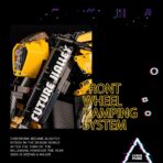 K10506 1:5 The Cyberpunk Motorcycle 1981PCS - Image 4