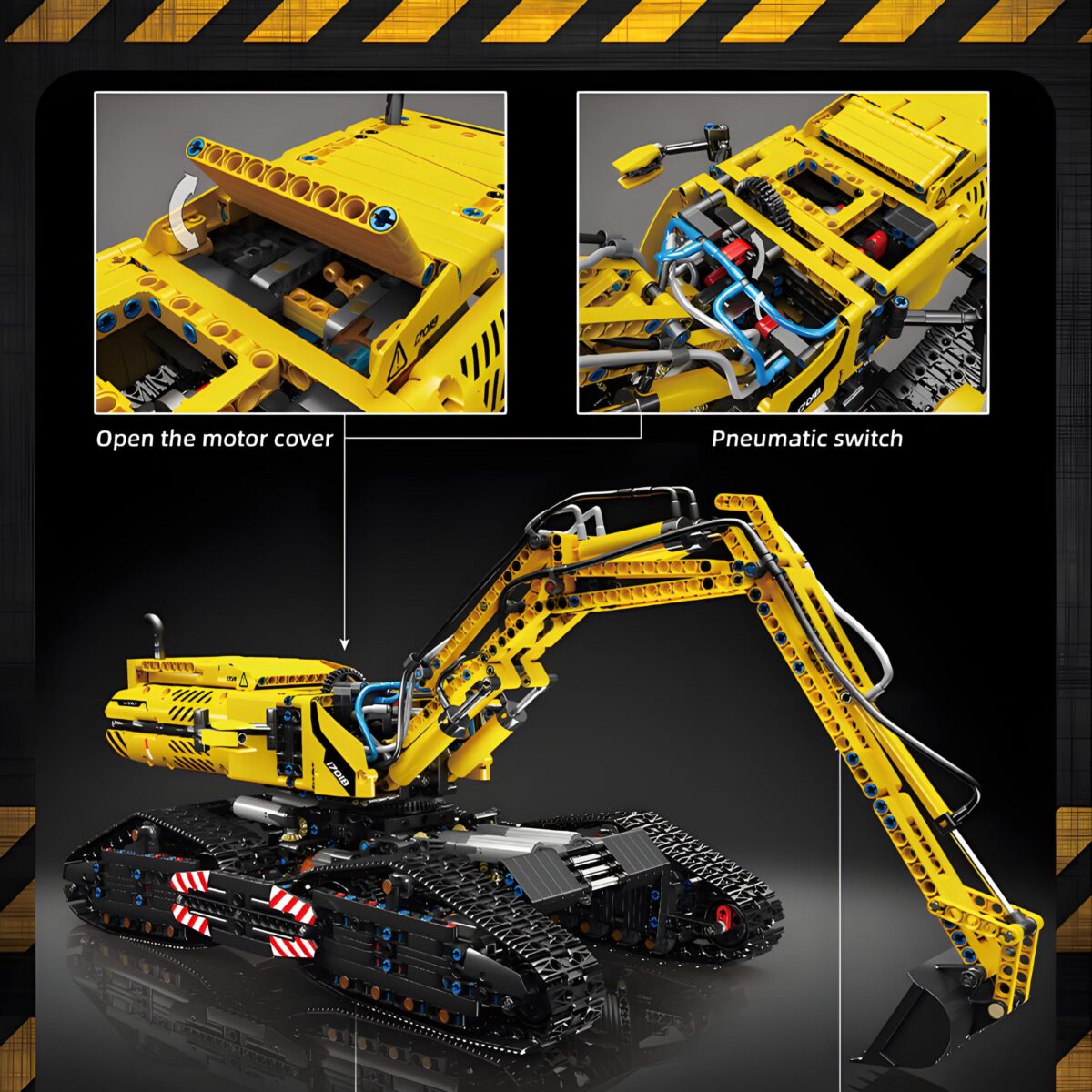 Mould King MK17018 The All Terrain Excavator  2237PCS - Image 4