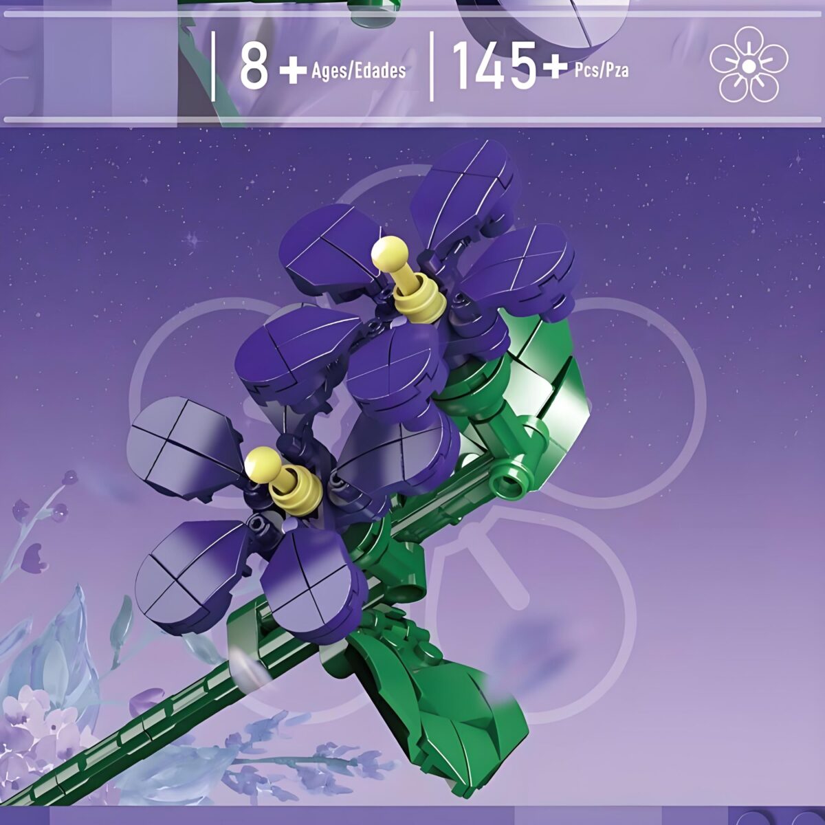 MK24014  The Flower World:Violet   145PCS - Image 3
