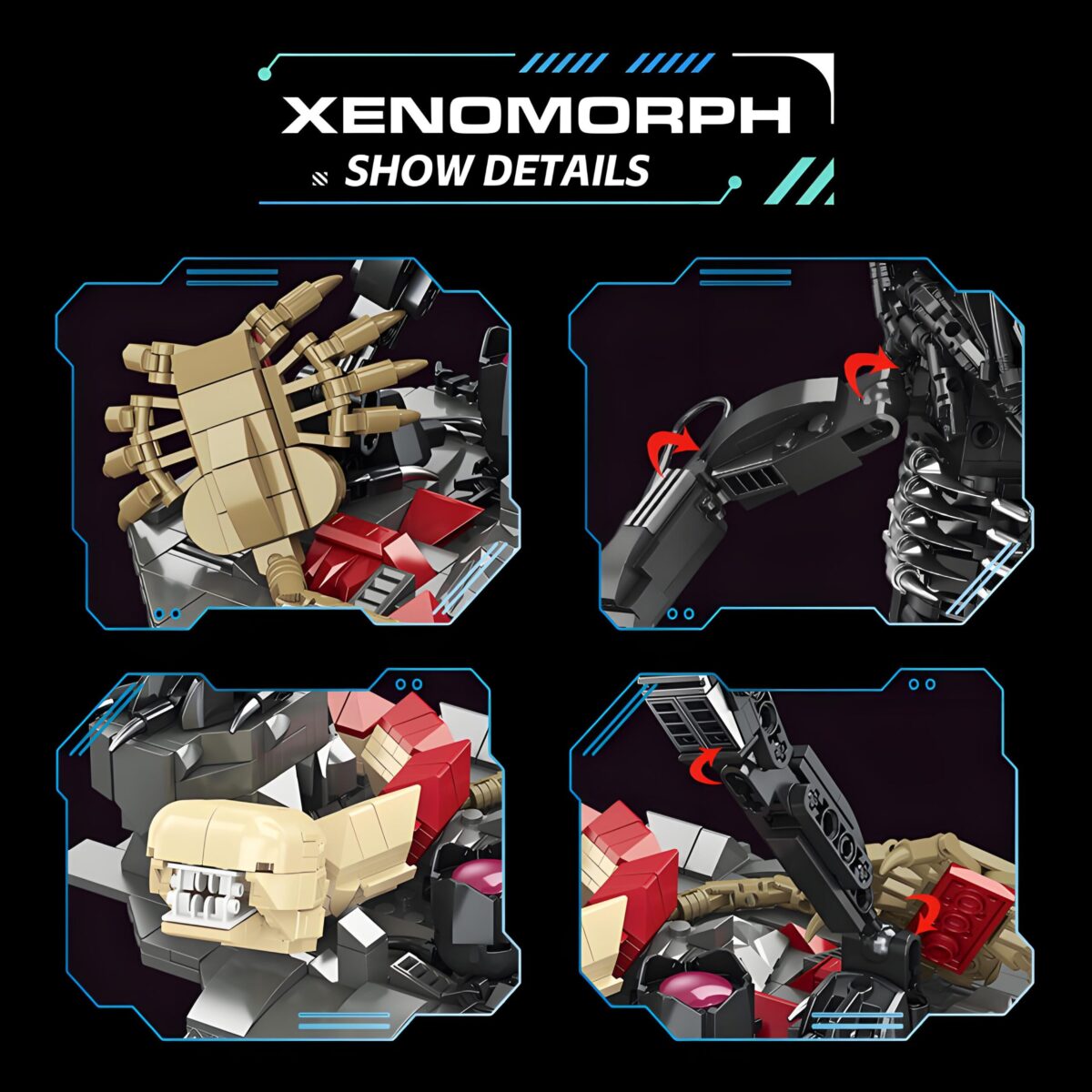 JJ9154 The Xenomorph  882PCS - Image 5