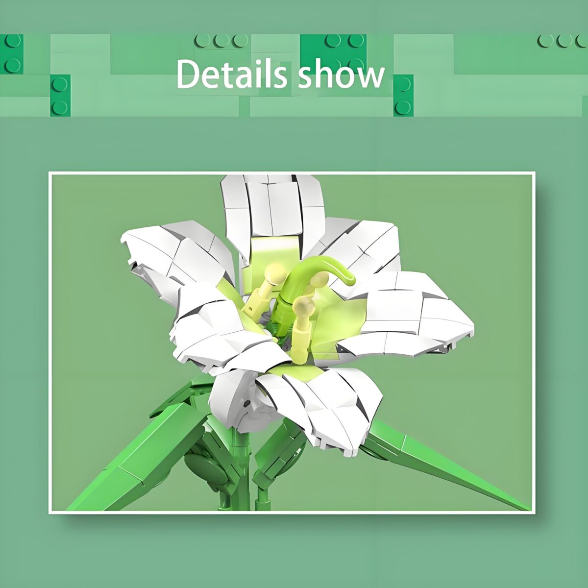MK24001 The Flower World:Lily  178PCS - Image 4