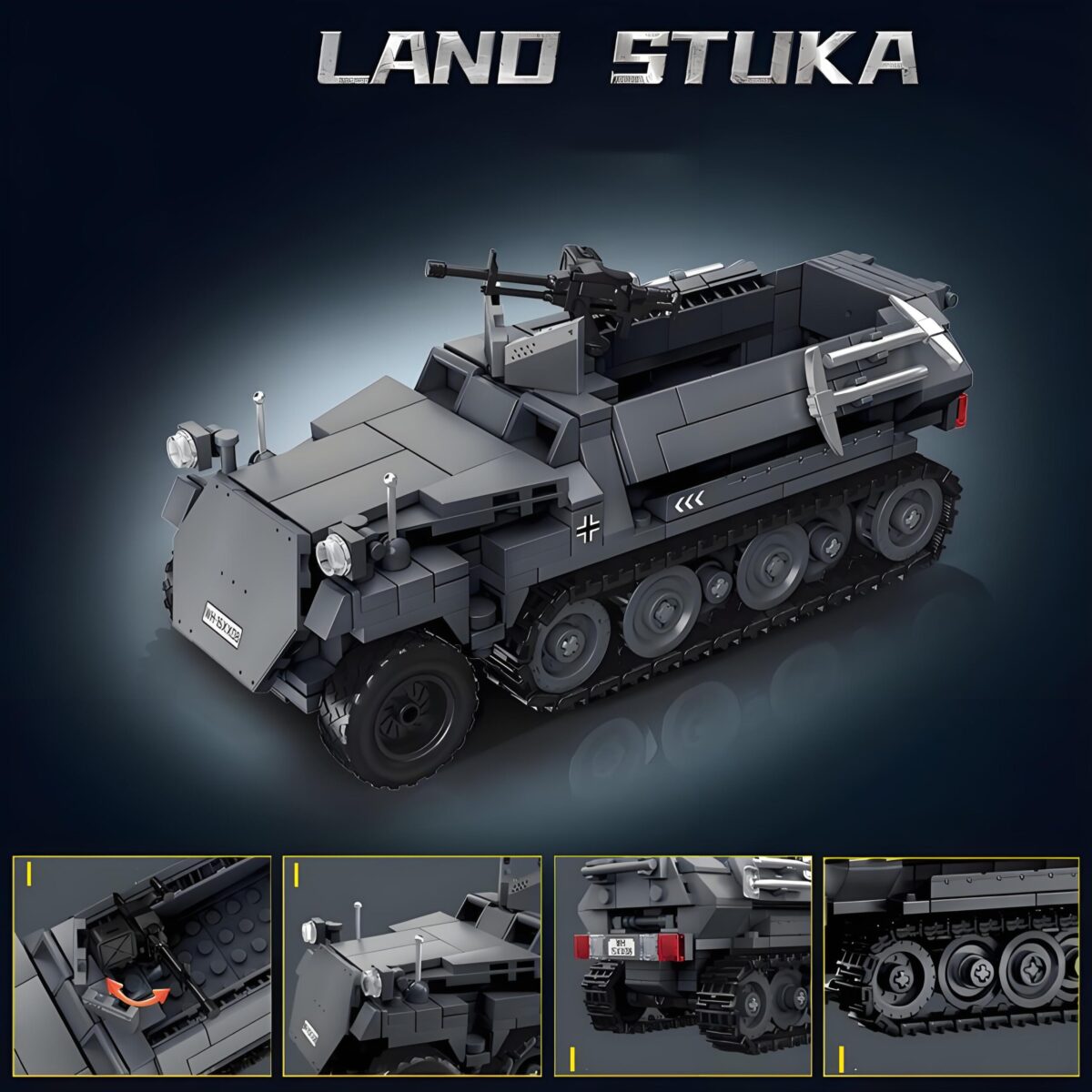 LY 66085 The WWII German Land Stuka  436PCS - Image 2