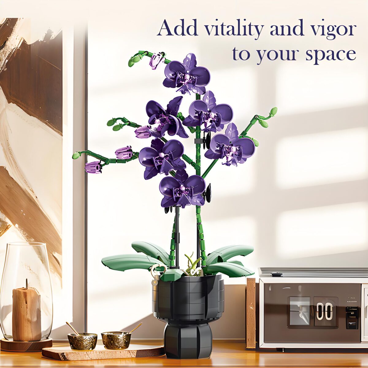 JJ9235 The Purple Orchid   666PCS - Image 3