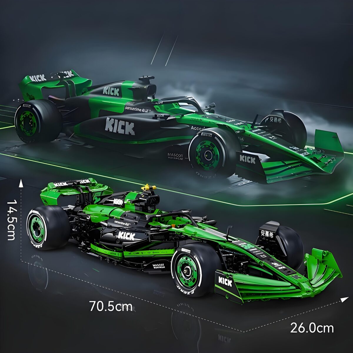C64010  1:8 The KICK SAUBER F1 Team C44  2553PCS - Image 7
