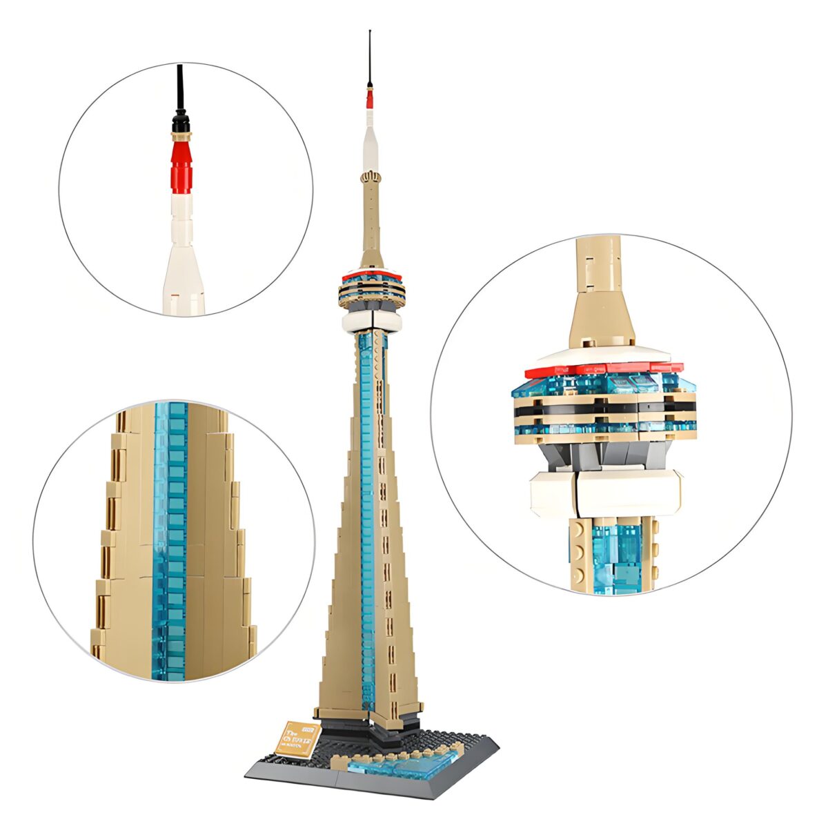WG4215 The Toronto TV Tower Minibrick 400PCS - Image 5
