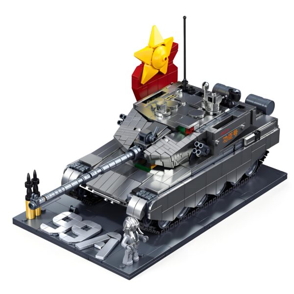 M38-B1234 1:35 The Model Play Zone: ZTZ-99AS Main Battle Tank Metal Paint  1079PCS