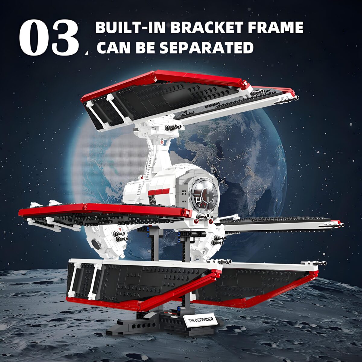JJ9122 The TIE Defender  1664PCS - Image 2