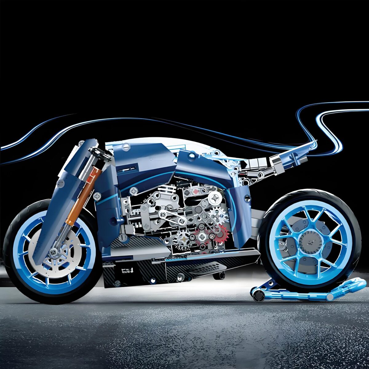 K10217 The Italian Motorbike Diavel 1260S  986PCS - Image 4