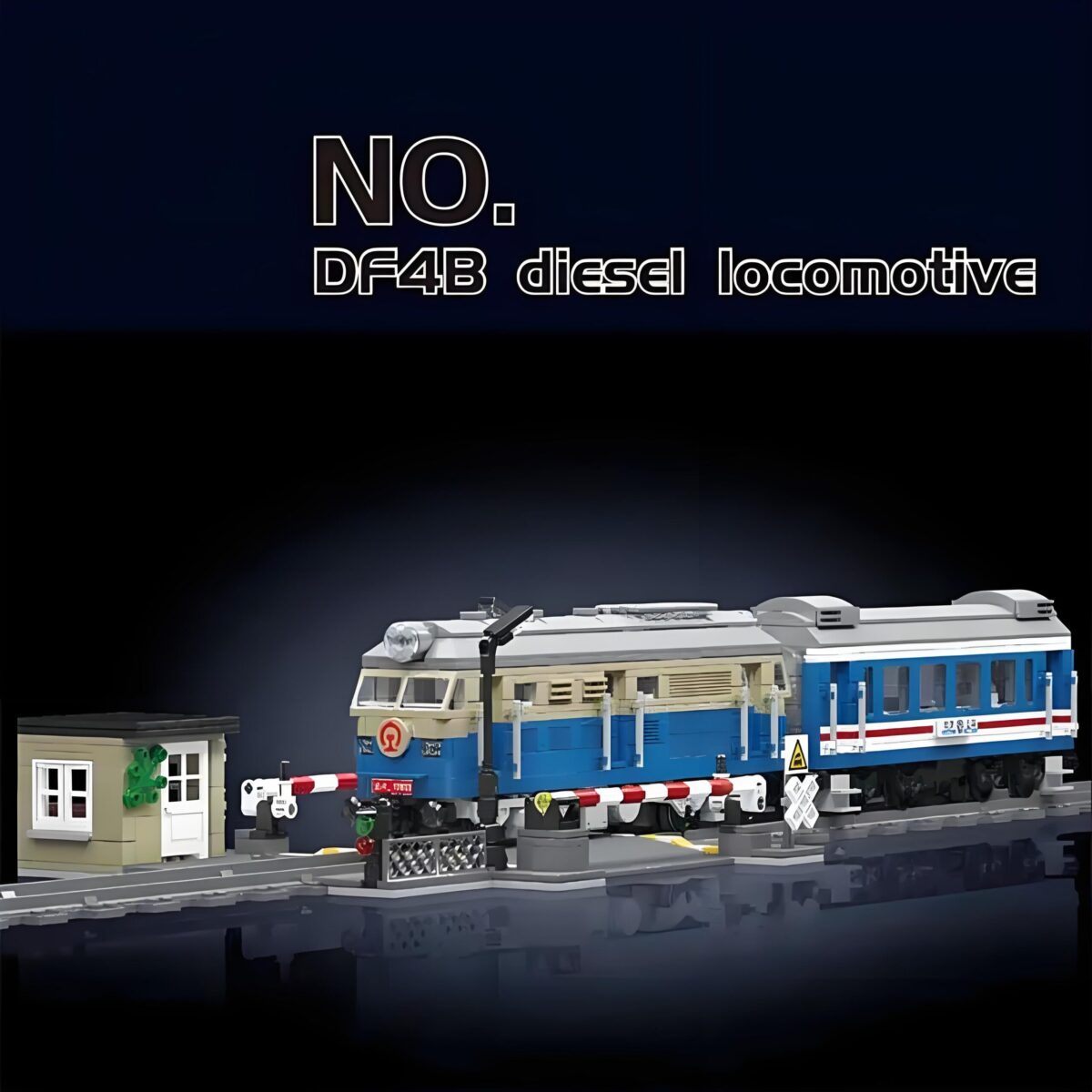 Mould King MK12022 The World Railway DF4B Diesel Locomotive  1212PCS - Image 2