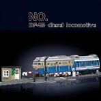 Mould King MK12022 The World Railway DF4B Diesel Locomotive  1212PCS - Image 2