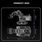MK17070 The Heavy Duty Excavator Yellow APP Version  4767PCS - Image 6