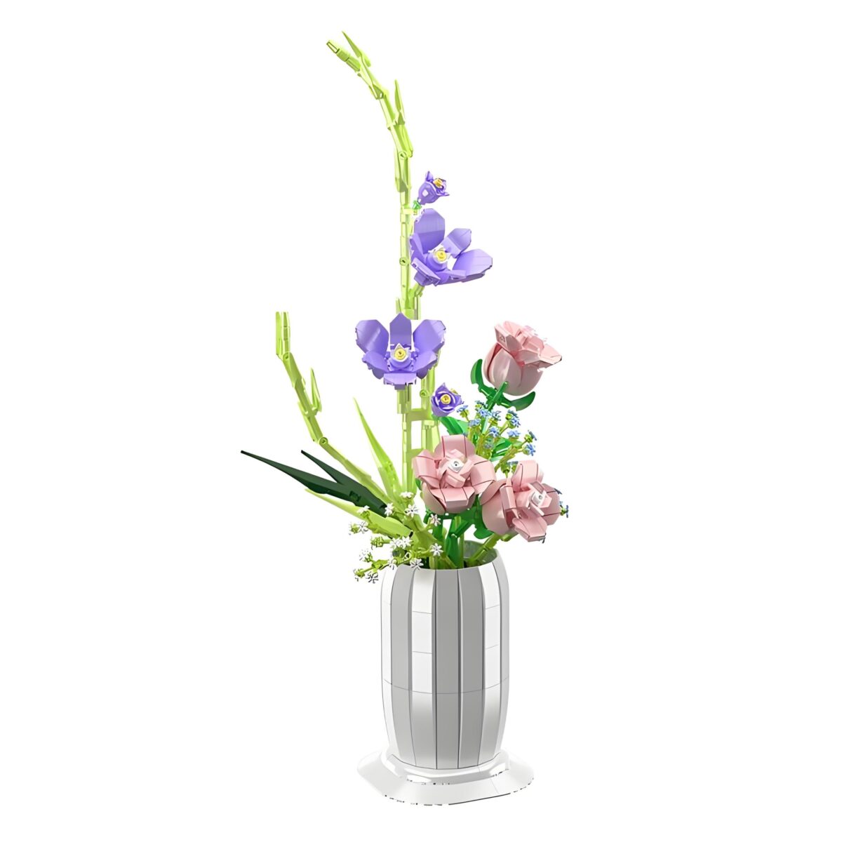 MK10009  The Fulfilling Wish Rose Bonsai   1209PCS - Image 1