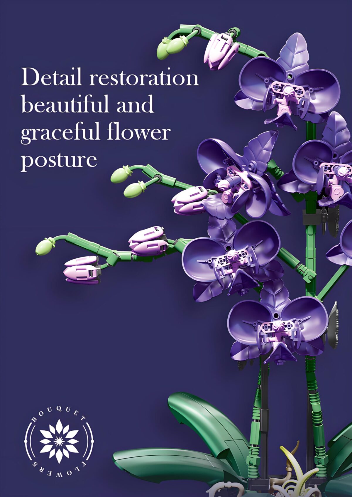JJ9235 The Purple Orchid   666PCS - Image 6