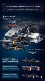 M38-B1233 1:35 The Model Play Zone: WZ-10S Gunship Helicopter   914PCS - Image 5