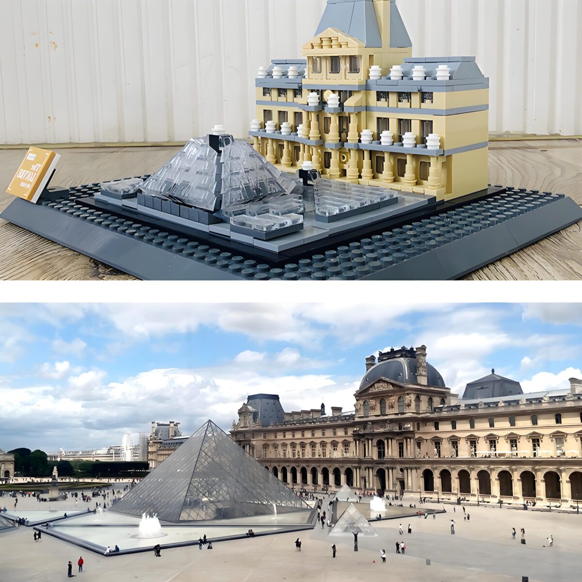 WG4213 The Louvre of Paris Minibrick 695PCS - Image 5