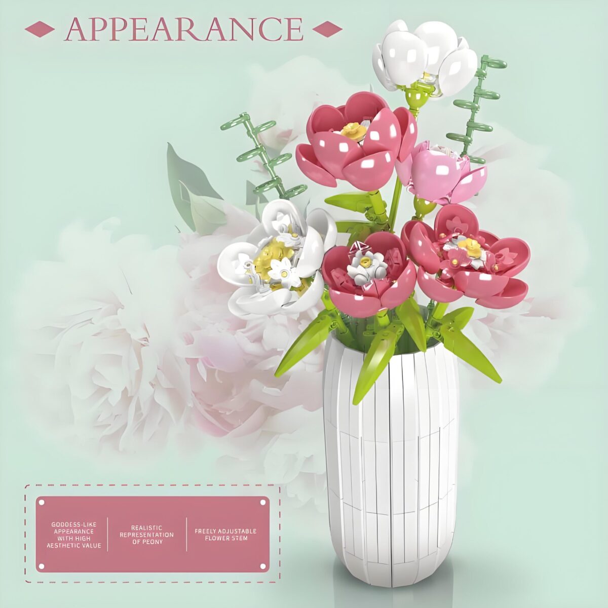 MK10059 The Rendezvous with Peony  866PCS - Image 2