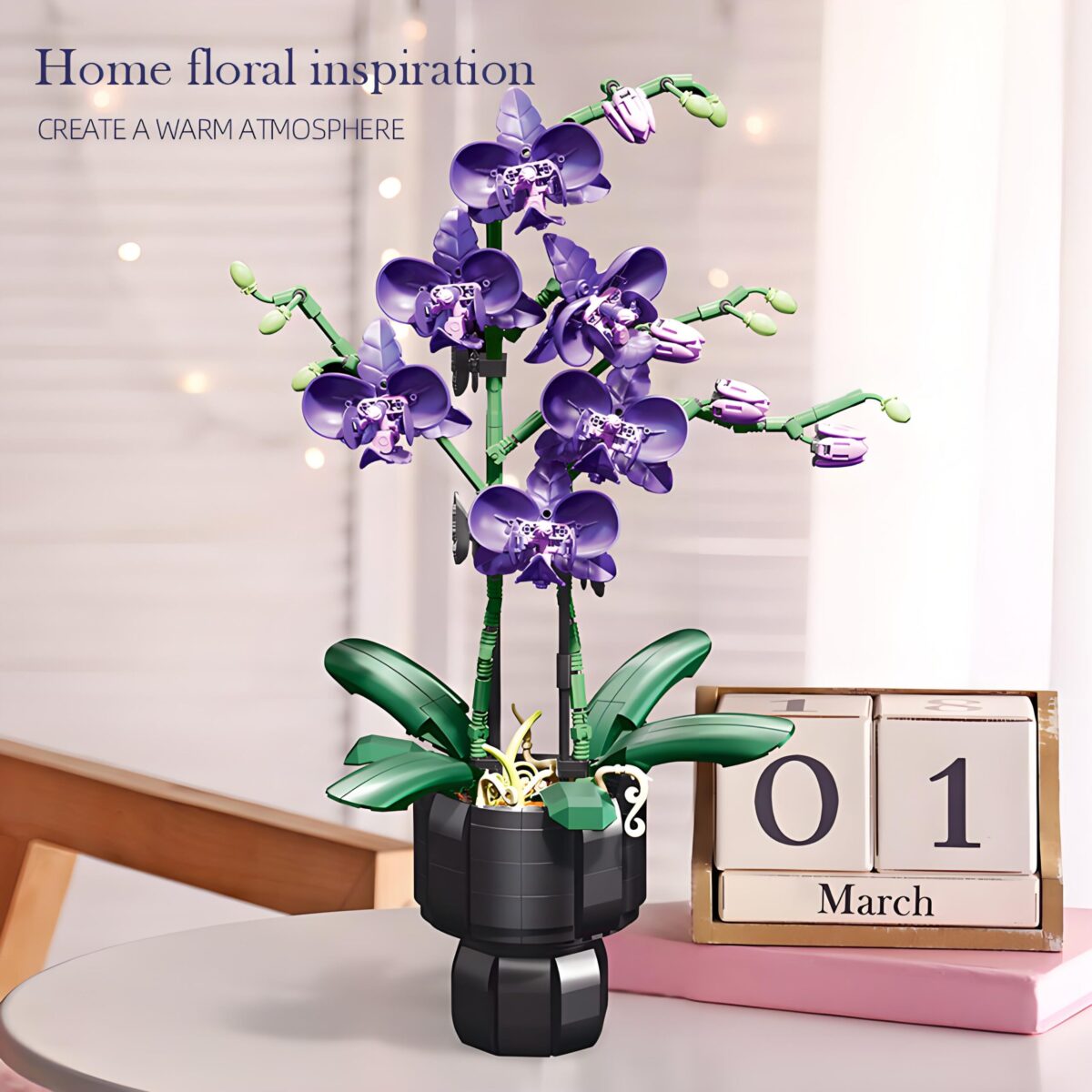 JJ9235 The Purple Orchid   666PCS - Image 2