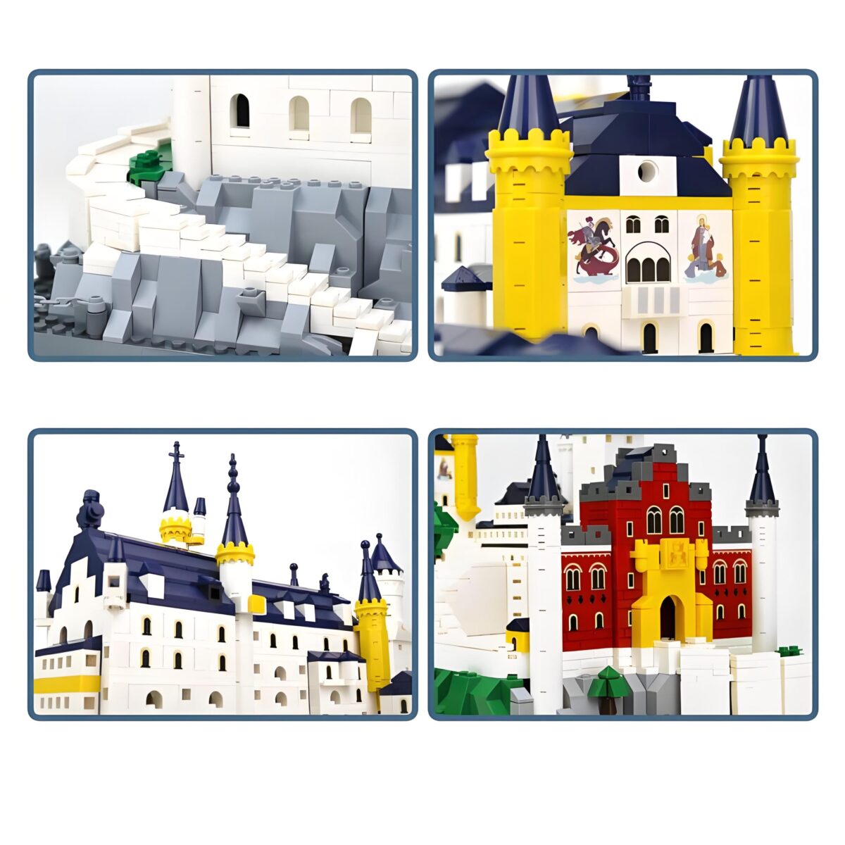 WG6226 The Schloss Neuschwanstein Minibrick 1969PCS - Image 4