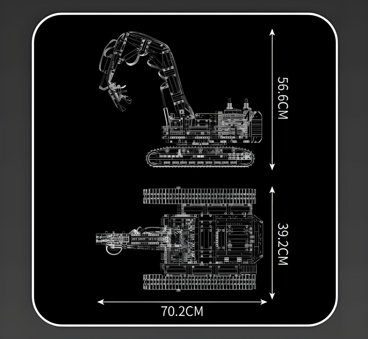 MK17060 The Pneumatic All-Terrain Excavator  1392PCS - Image 8