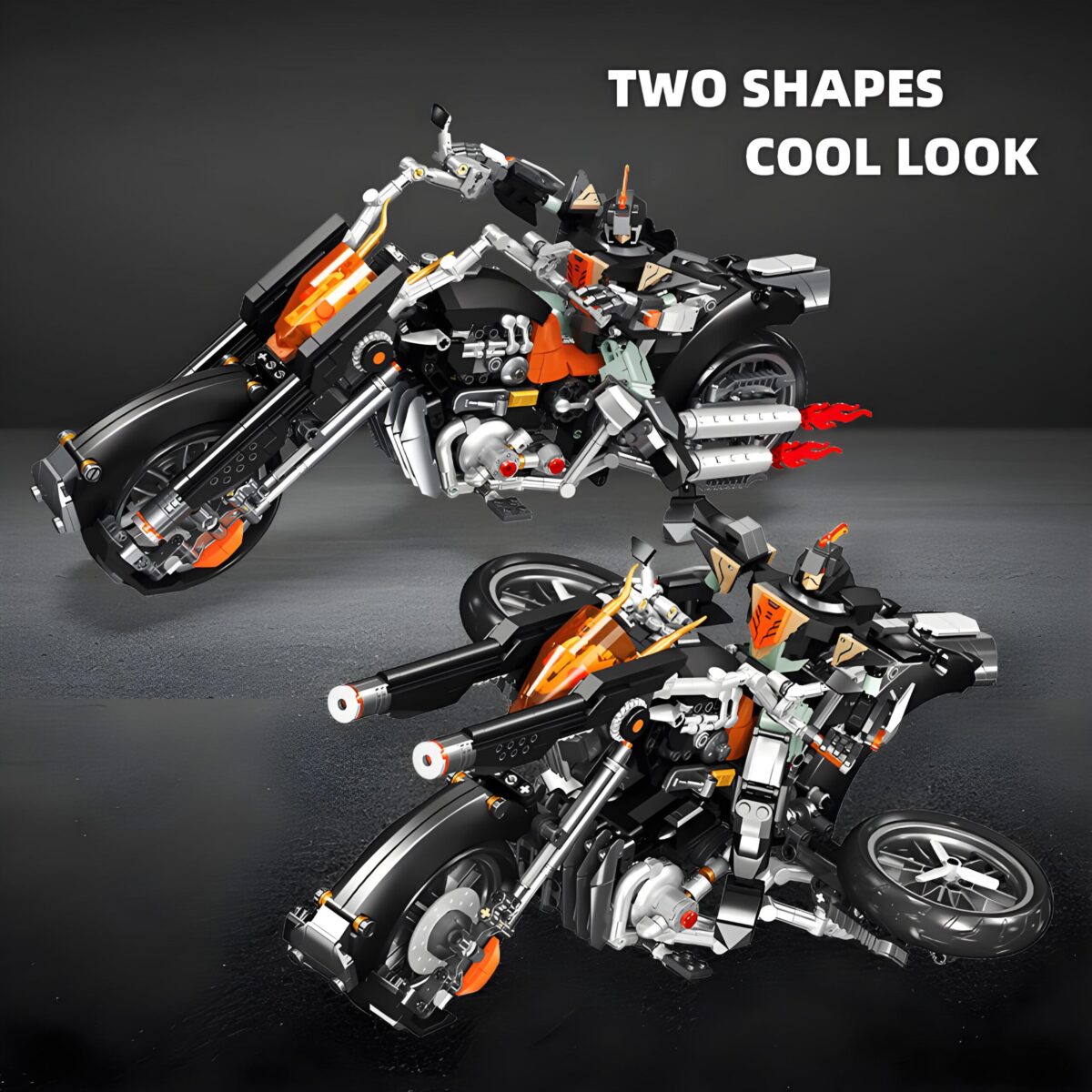 JS 58281 The Bandit Motorcycle  1298PCS - Image 3