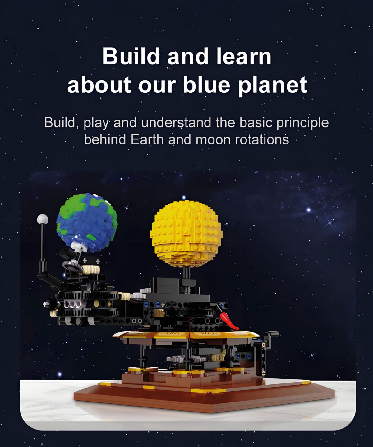 CADA C71004 The Earth Moon and Sun Orrery  865PCS - Image 3