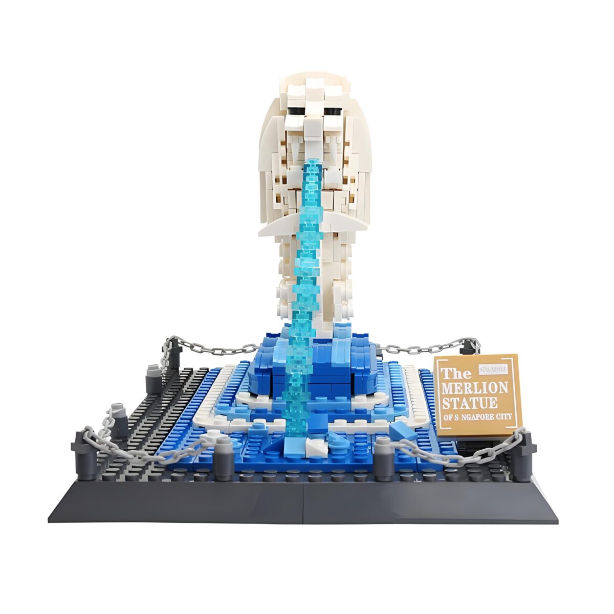 WG4218 The Singapore Merlion Minibrick 503PCS - Image 4