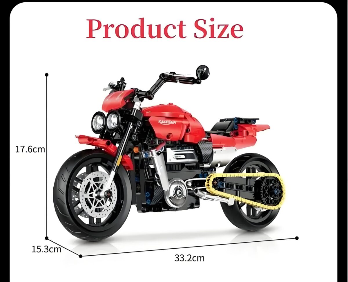 SG60528 1:8  The Rocket Motorcycle From UK 578PCS - Image 8