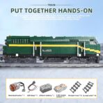 Mould King MK12001 The NJ2 Diesel Locomotives  2086PCS - Image 8