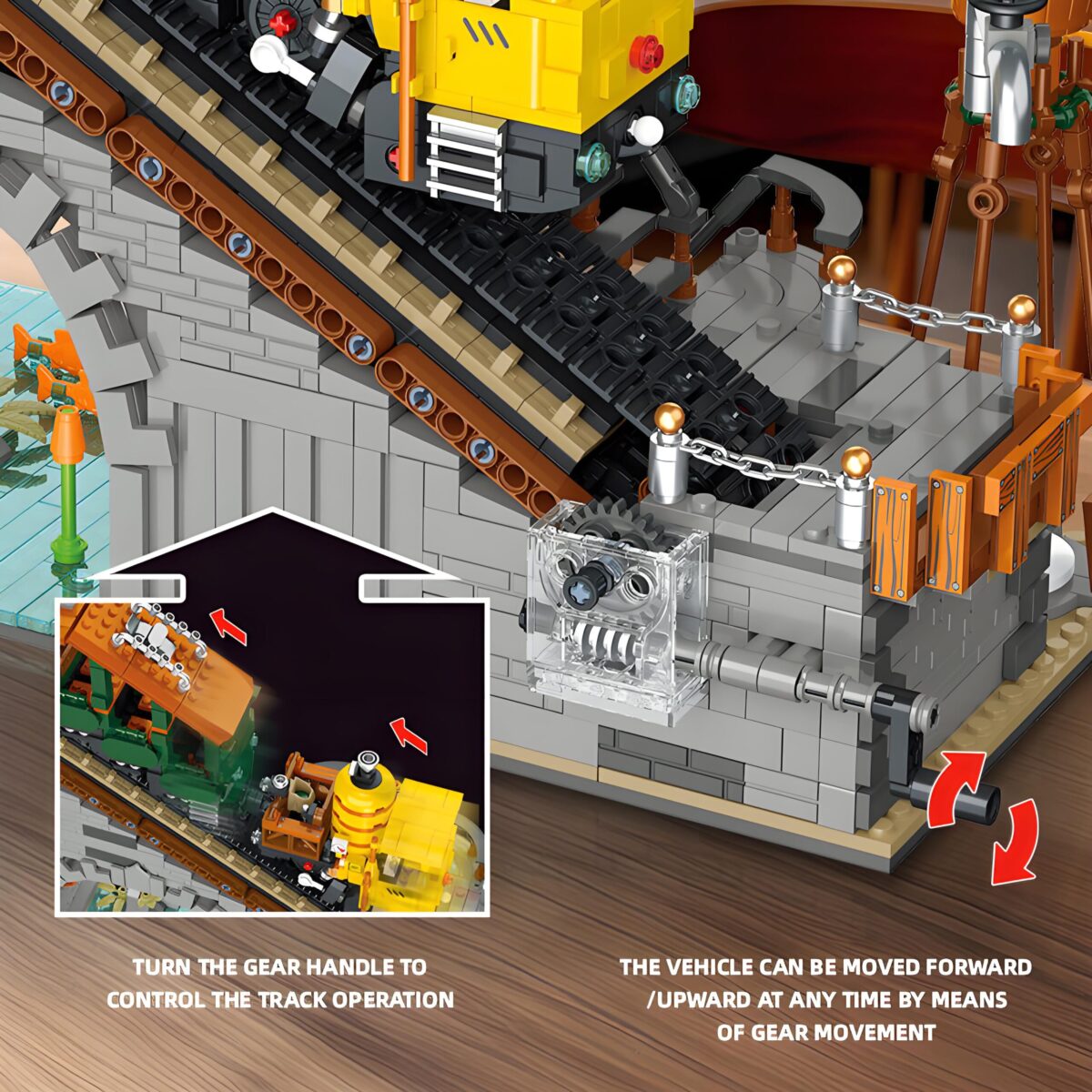 JJ59164  The RACK RAILWAY  1987PCS - Image 4