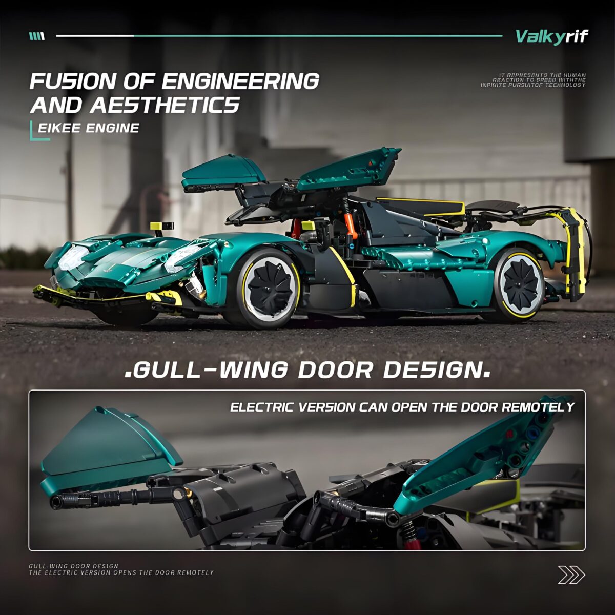 Y18006 The Aston Martin Valkyrif AMR Pro  3868PCS - Image 4