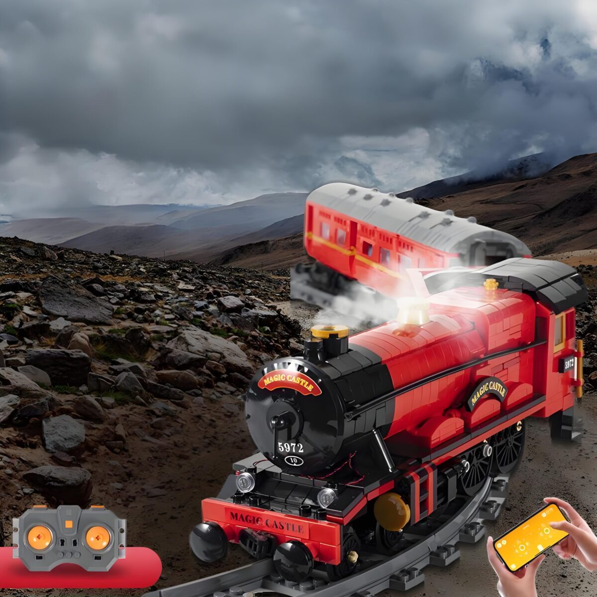 Mould King MK12010 The RC Magic Train  2086PCS - Image 2