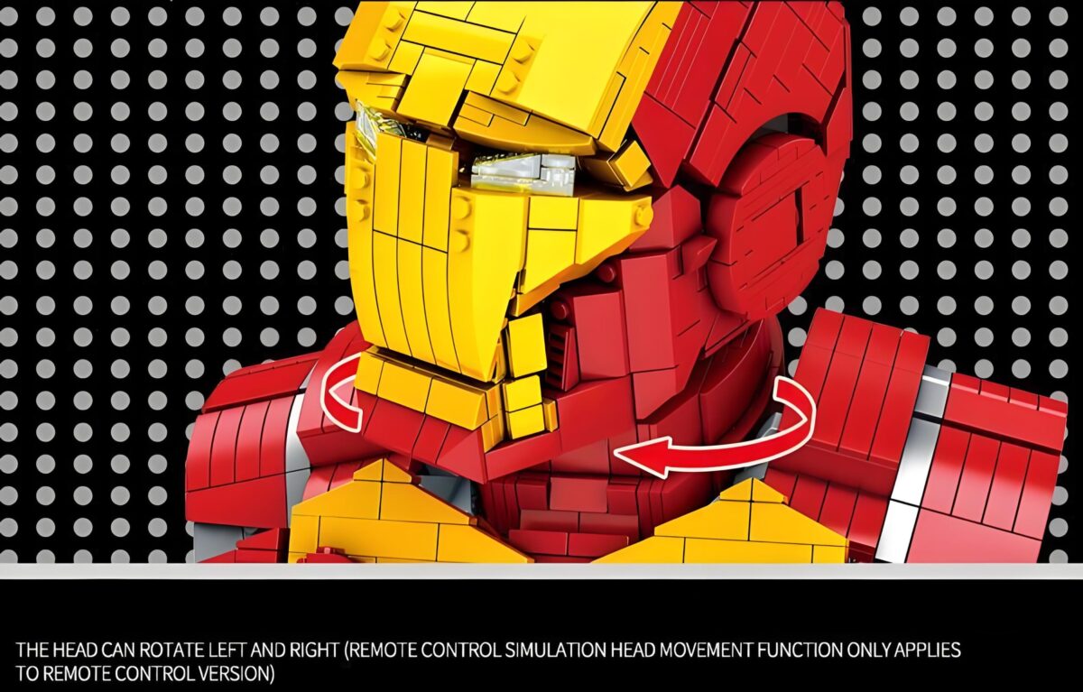 SY7598   The Iron Man Bust  1383PCS - Image 3