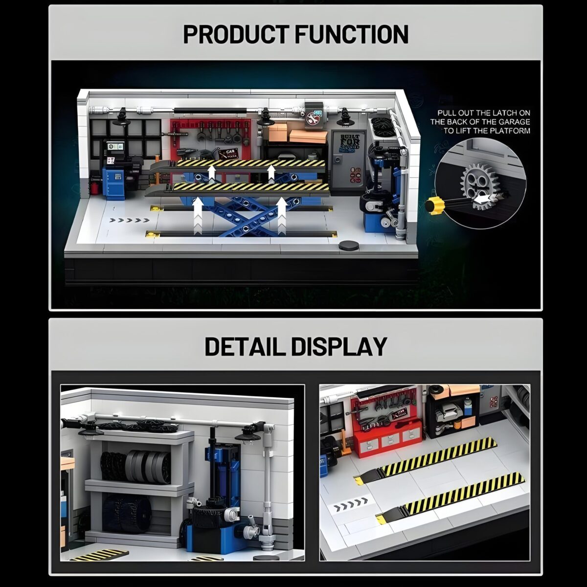 JD101 The Modern Garage  763PCS - Image 4