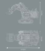 MK17048 The Liebherr R 9800 Excavator 4108PCS - Image 10