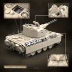 QG100303 The German FLAKPANZER V COELIAN  1389PCS - Image 7