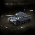QG100301 The PZ.KPFW VI Ausf.B Tiger II(SD.KFZ.182) Late 1563PCS - Image 3