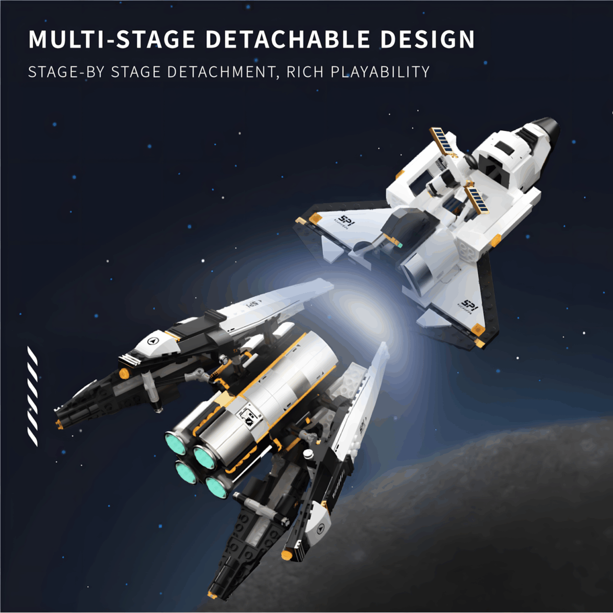 TUOMU T5005 The Space Exploration  1274PCS - Image 3