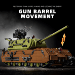 12GO 98002 The PANZER VII MAUS  3339PCS - Image 3