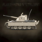 QG100303 The German FLAKPANZER V COELIAN  1389PCS - Image 2