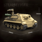 QG100314 The SturmTiger German 38cm Assault Mortar  1394PCS - Image 7