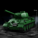 12GO 97007 The T34-85 Medium Tank  1263PCS - Image 6