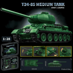 12GO 97007 The T34-85 Medium Tank  1263PCS - Image 5