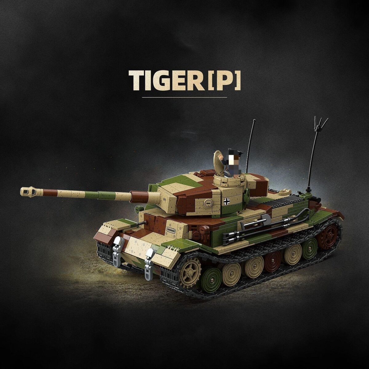 QG100302 The Tiger P Pz.Bef.wg VI  1498PCS - Image 2