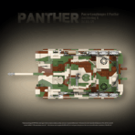 QG100252 The Panzerkampfwagen V Panther Ausf.G  2136PCS - Image 4
