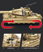 Reo 77036 1:28 The 60tp Main Battle Tank  1128PCS - Image 5