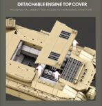 Reo 77036 1:28 The 60tp Main Battle Tank  1128PCS - Image 7