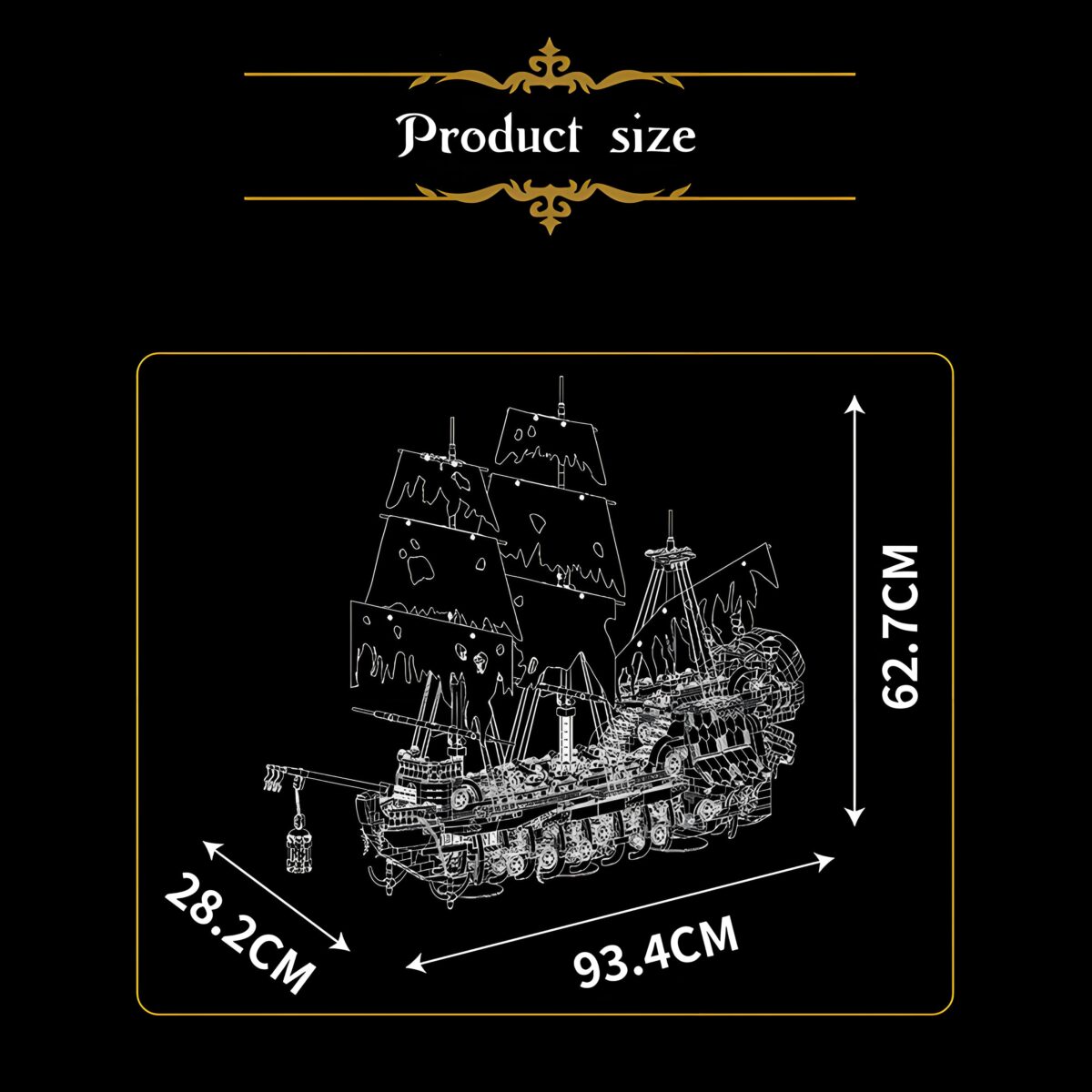 MK13193 The Styx Pirate Ship   3769PCS - Image 5