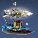 958015 The Steam City Punk Mechanical Airship   1256PCS - Image 2