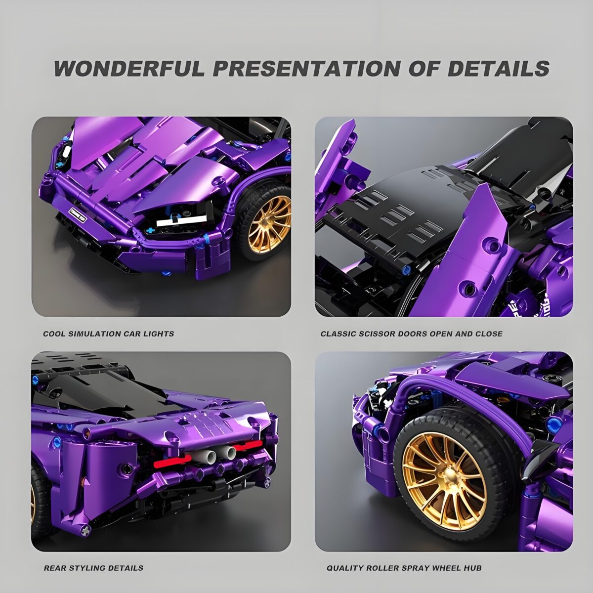 T1002 1:14  The Purple McLaren 720S  1273PCS - Image 3